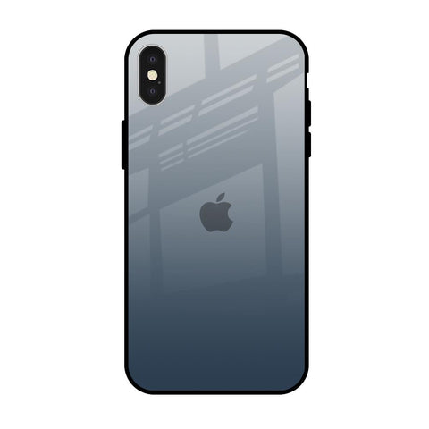 Smokey Grey Color Glossy Case For iPhone X