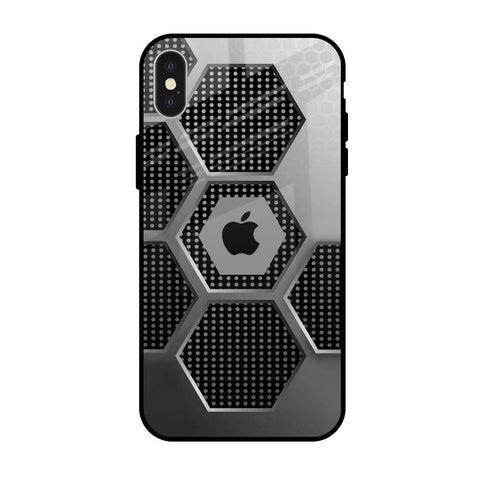 Hexagon Style Glossy Case For iPhone X
