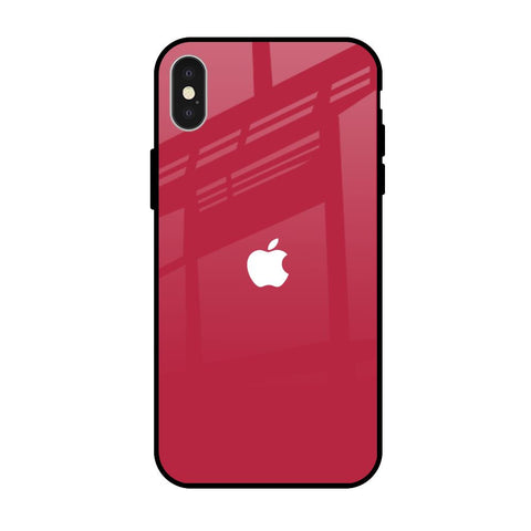 Solo Maroon Glossy case for iPhone X