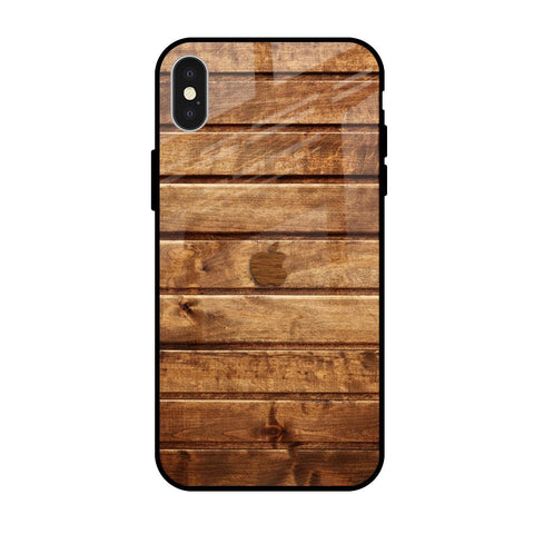 Wooden Planks Glossy Case for iPhone X