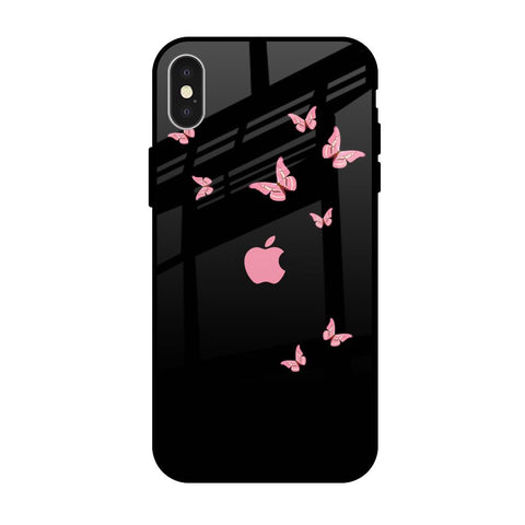Fly Butterfly Glossy Case for iPhone X