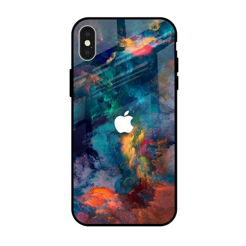 Colored Storm Glossy Case for iPhone X