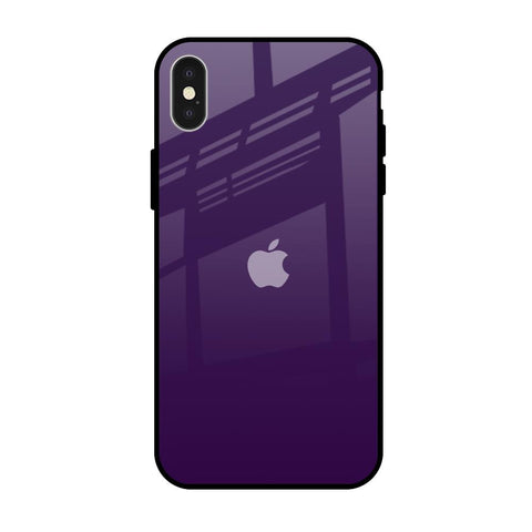 Dark Purple Glossy Case for iPhone X