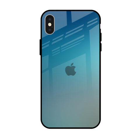 Sea Theme Gradient Glossy Case for iPhone X