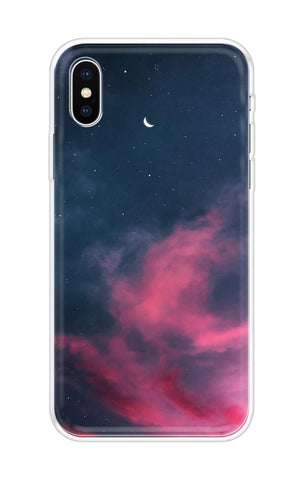 Moon Night Soft Cover For iPhone X