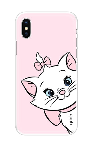 Cute Kitty Soft Cover For iPhone X