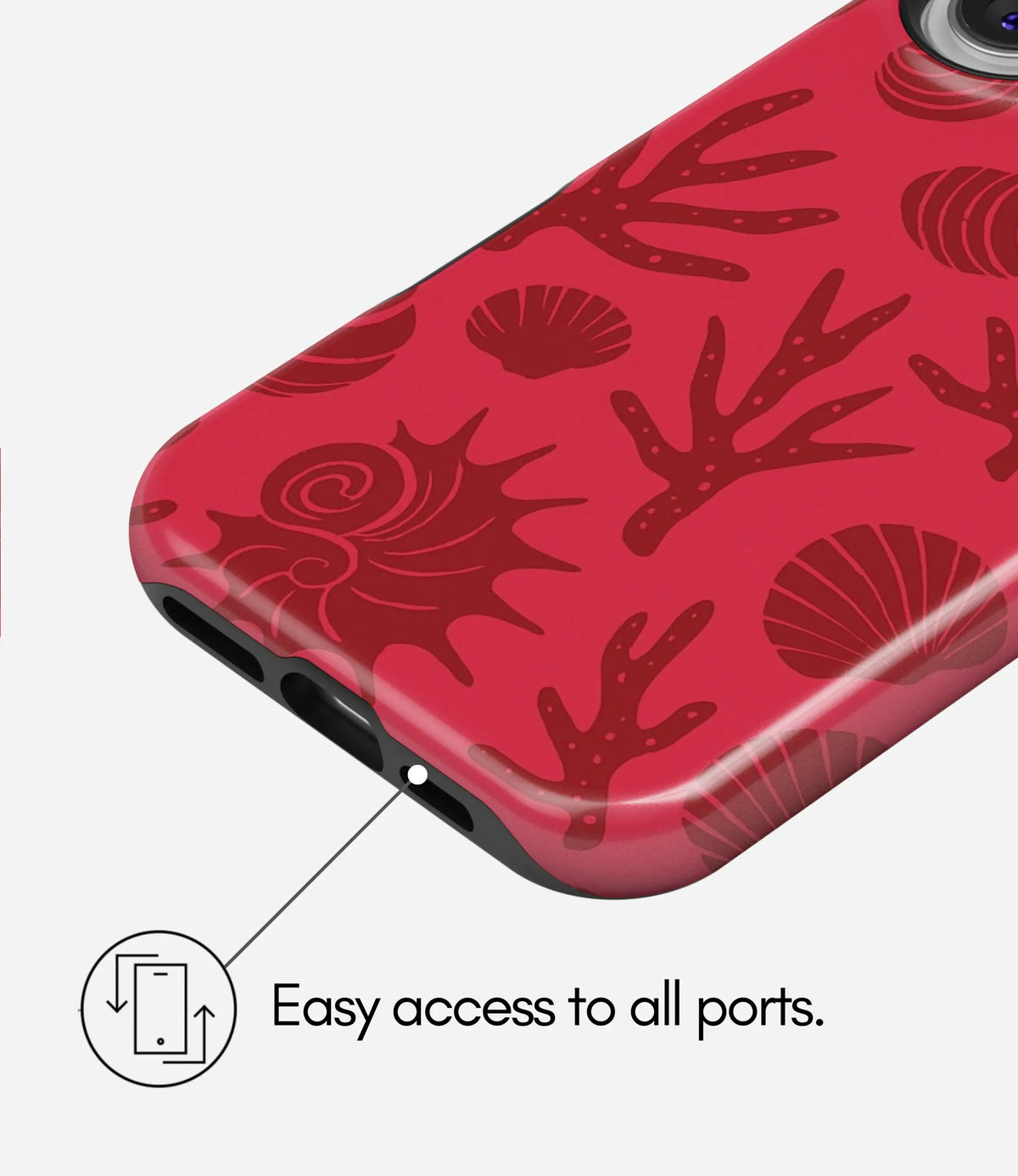 Crimson Coast Premium Tough Shining Phone Case (Double Layer) Available For All iPhone Models