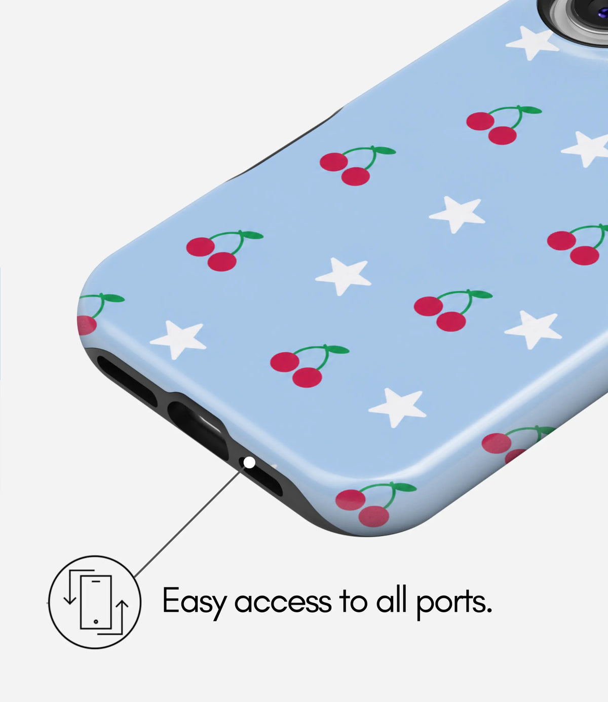 Berry Stardust Premium Tough Shining Phone Case (Double Layer) Available For All iPhone Models