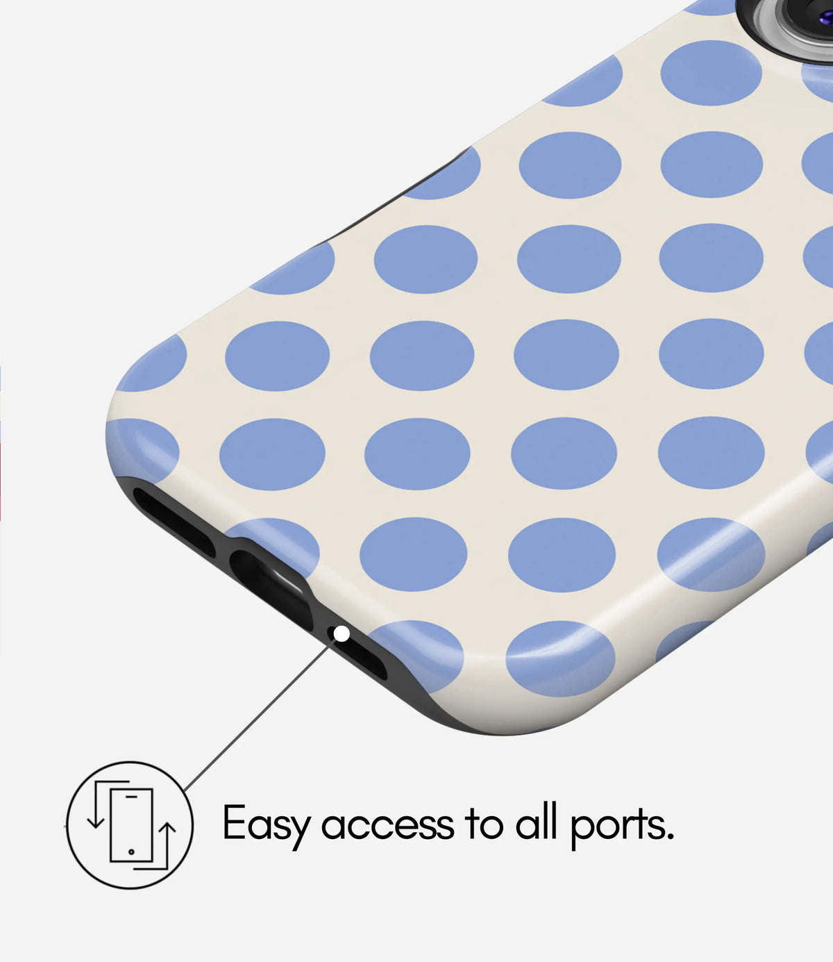 Blueberry Whip Premium Tough Shining Phone Case (Double Layer) Available For All iPhone Models
