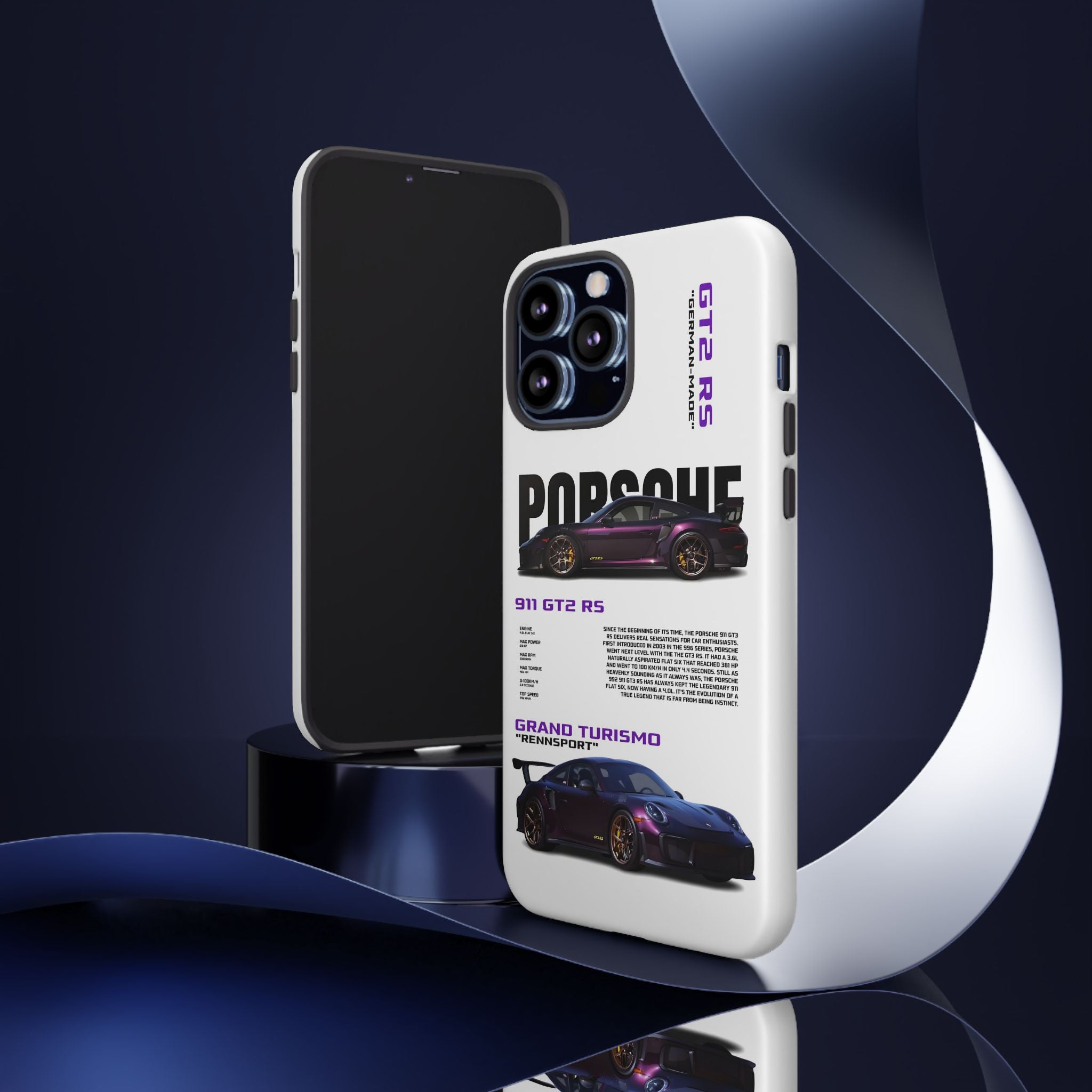 Violet Velocity Tough Case  Available For All iPhone Models