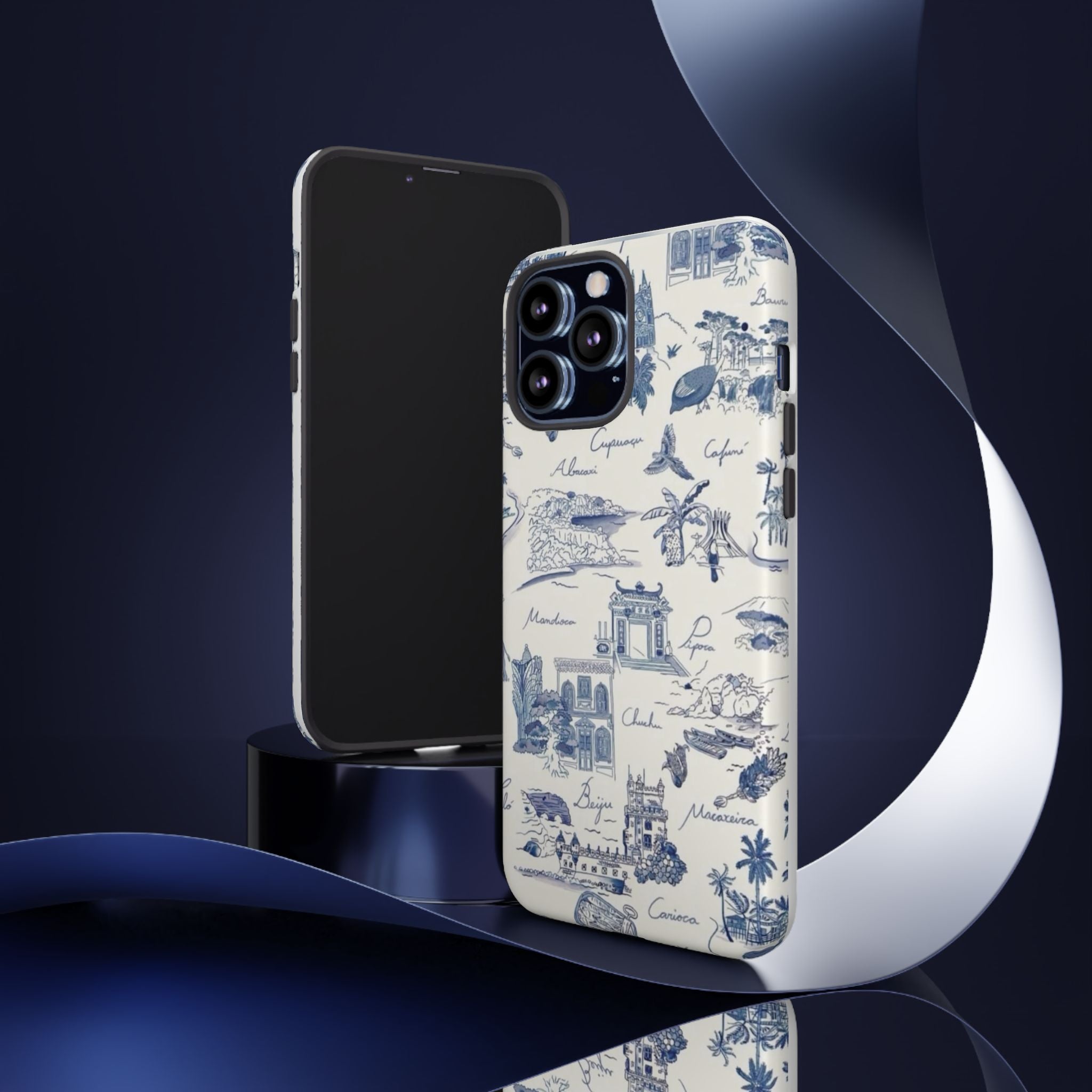 Crimson Bloom Tough Case  Available For All iPhone Models