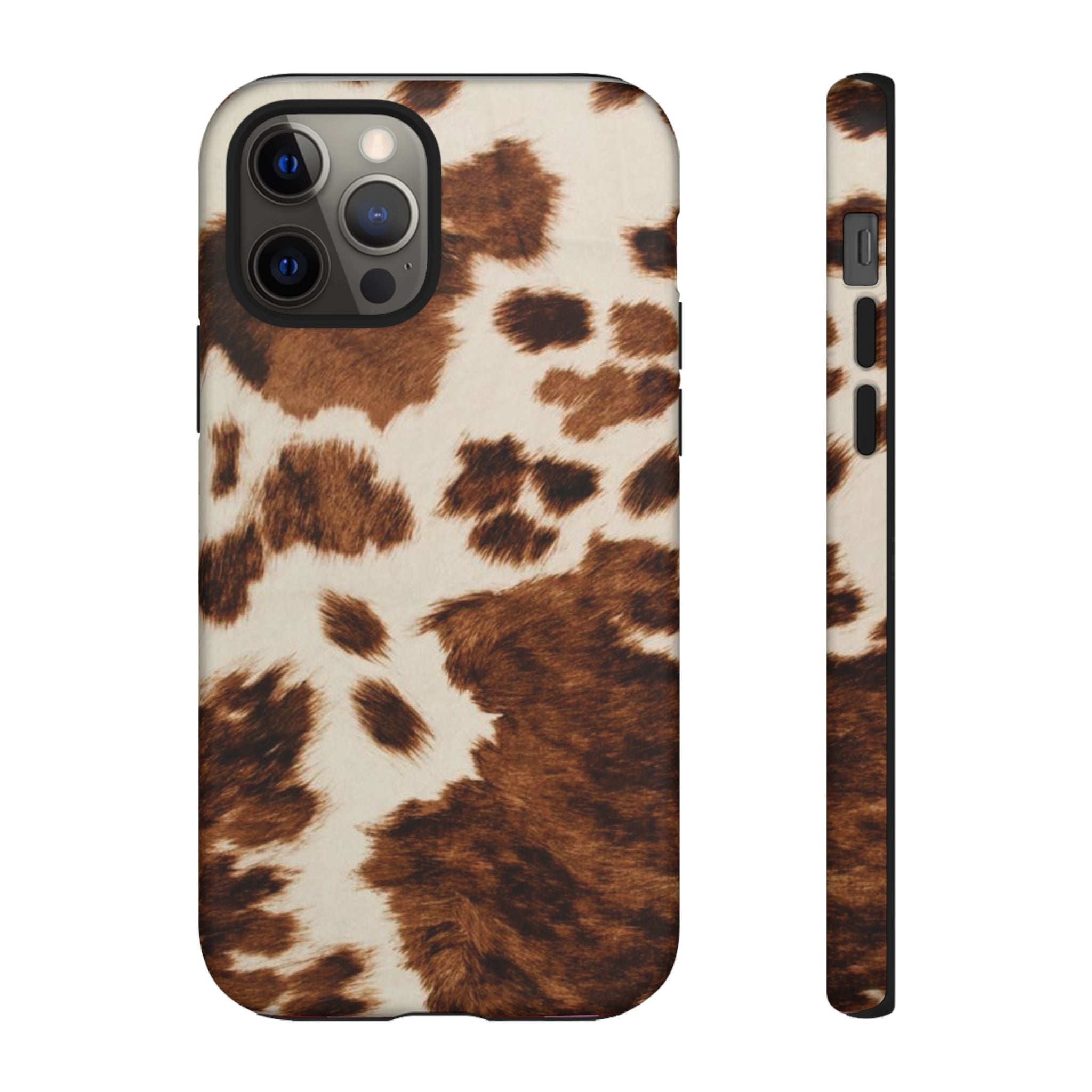 Cow Print Tough Case  Available For All iPhone Models