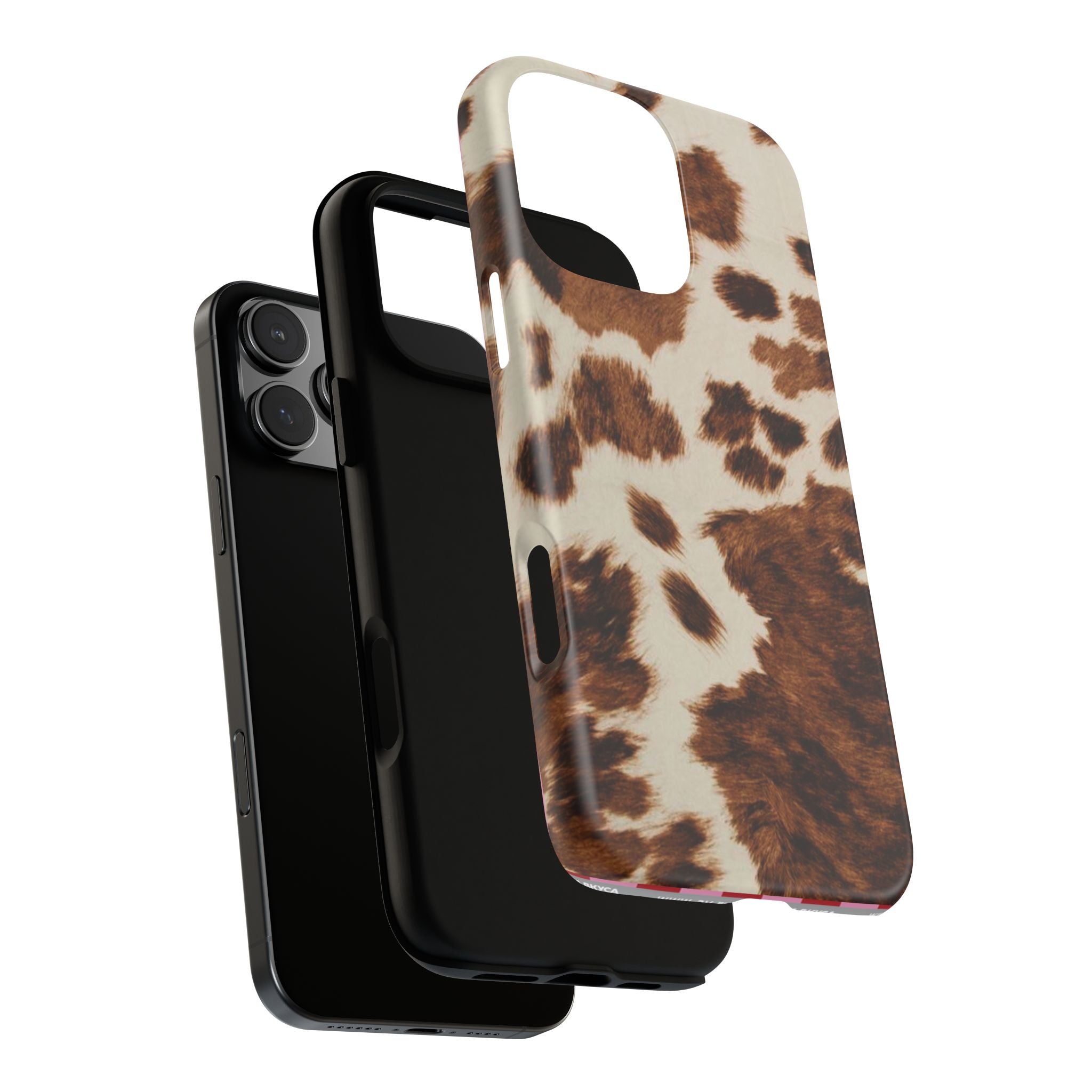 Cow Print Tough Case  Available For All iPhone Models
