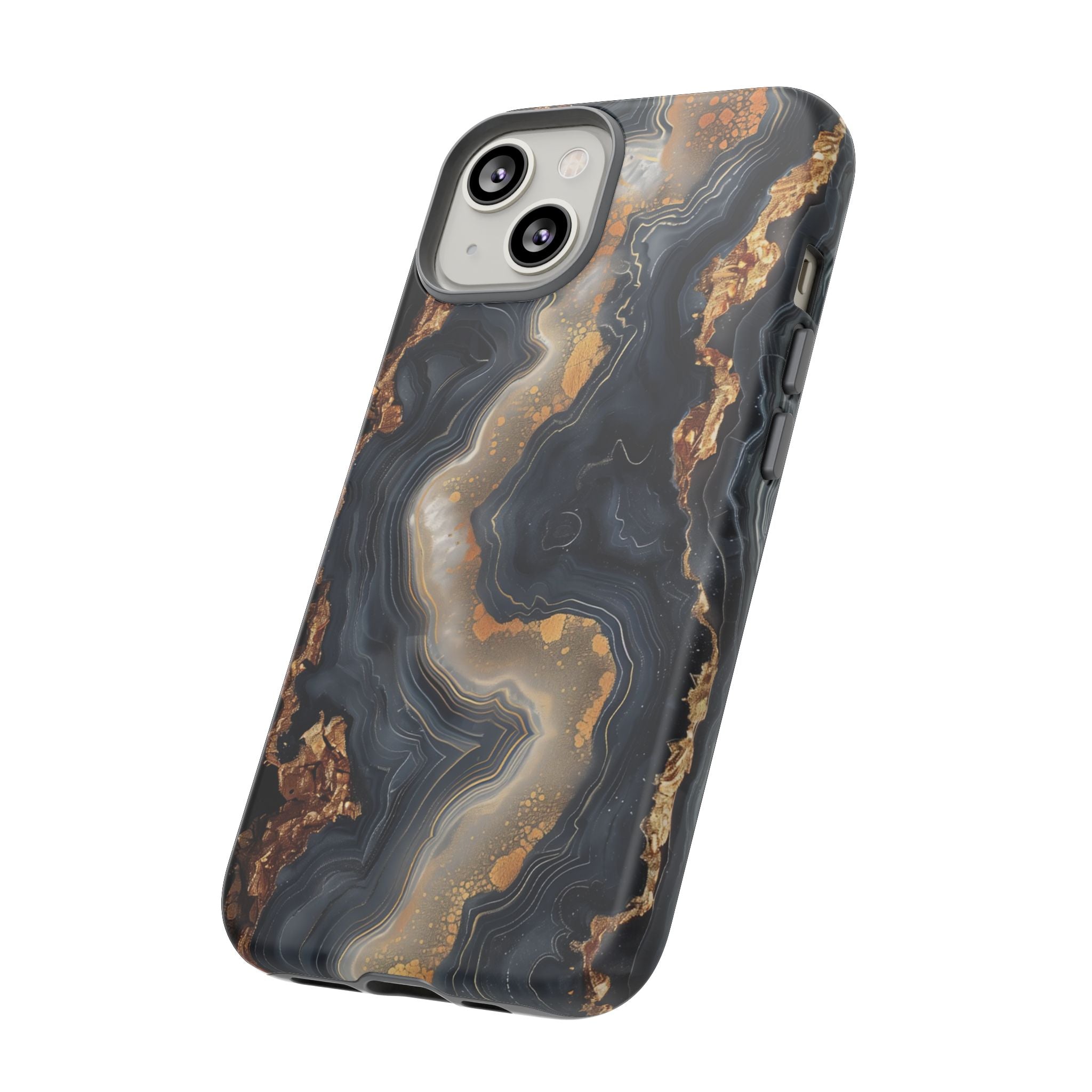 Midnight Agate Premium Tough Shining Phone Case (Double Layer) Available For All iPhone Models