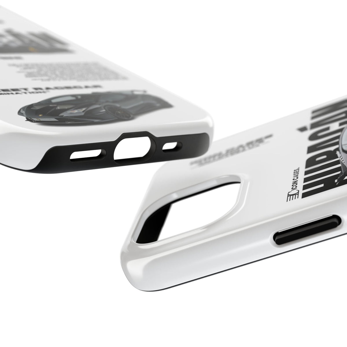 Lamborghini Huracan STO White Premium Tough Shining Phone Case (Double Layer) Available For All iPhone Models