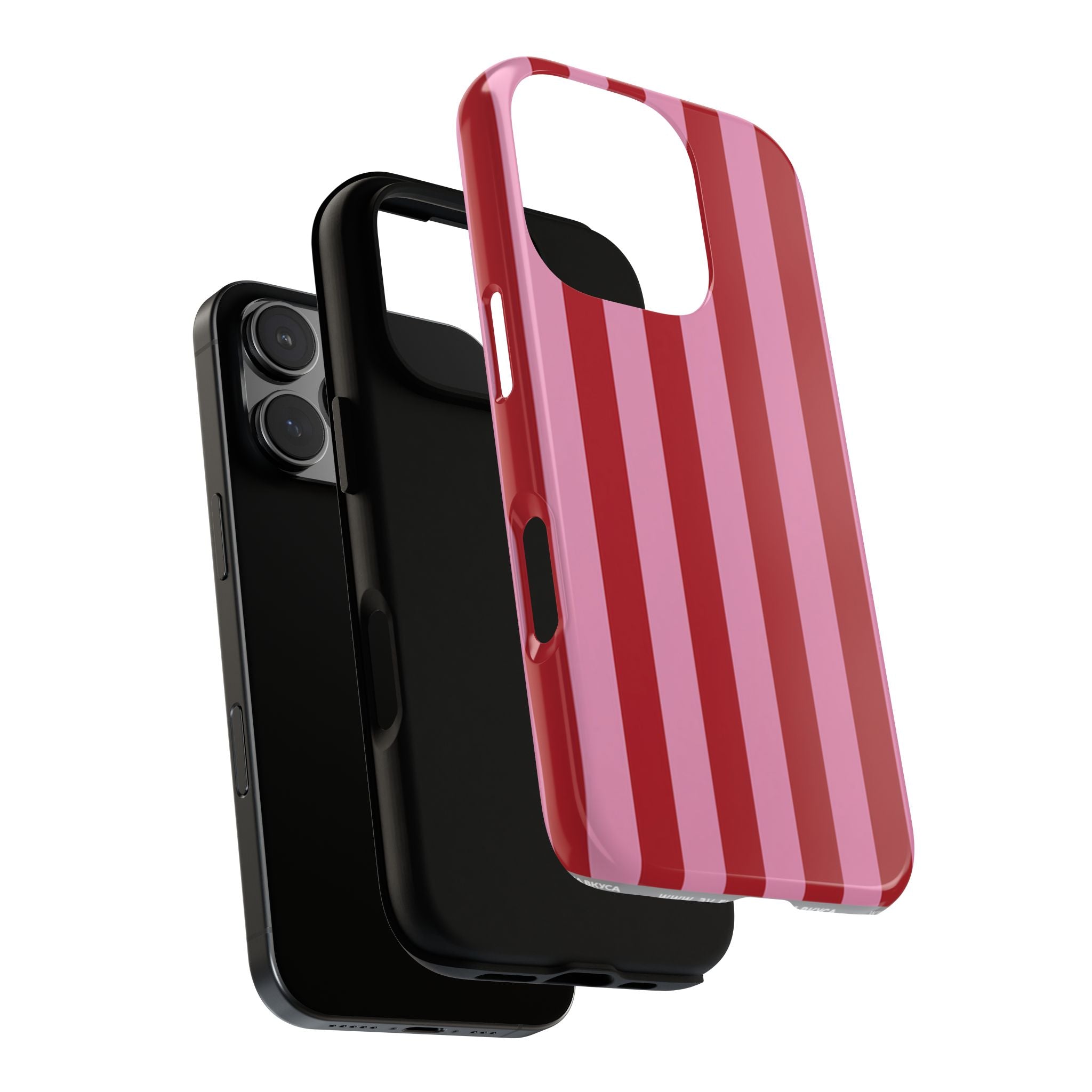 Pink Stripes Tough Case  Available For All iPhone Models