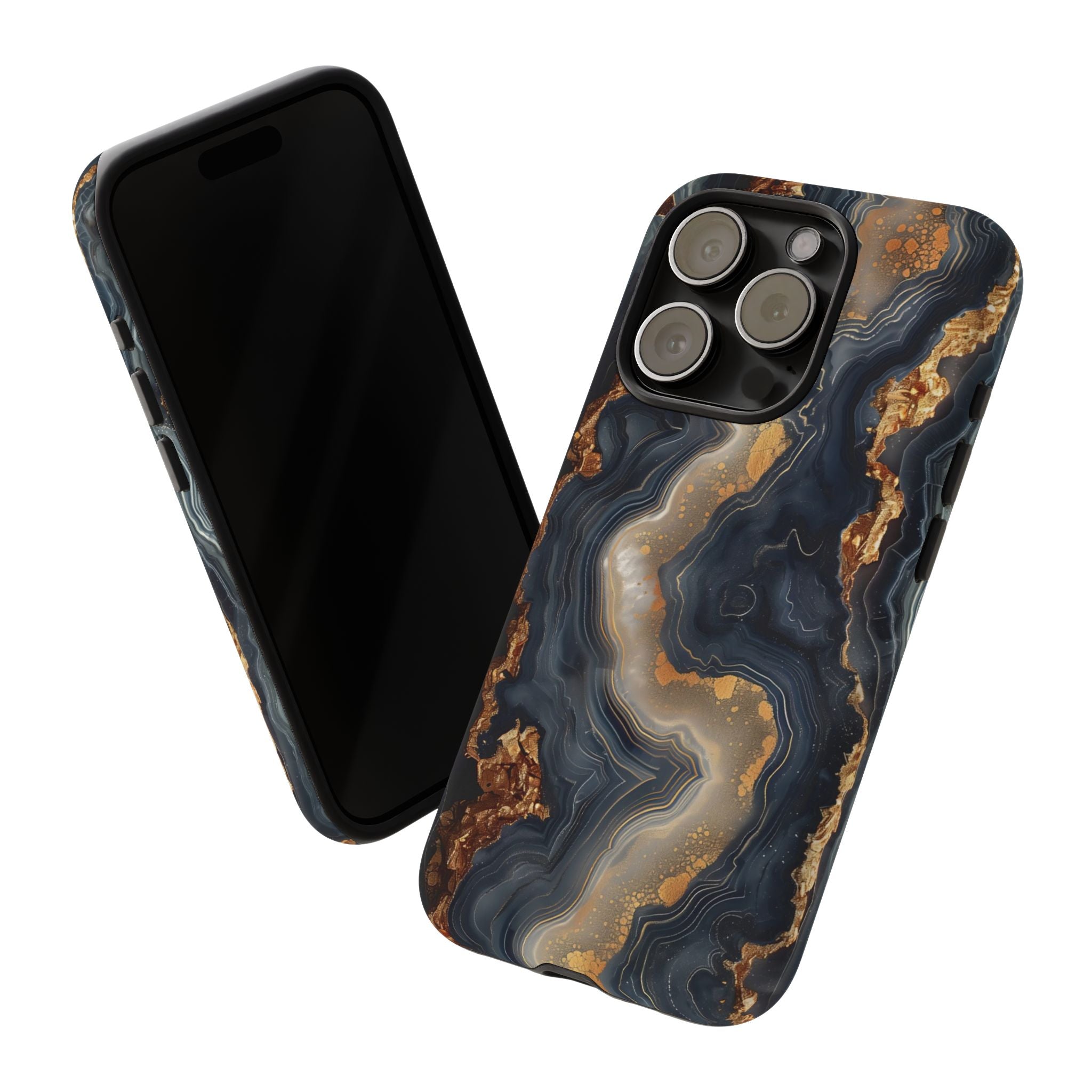 Midnight Agate Premium Tough Shining Phone Case (Double Layer) Available For All iPhone Models