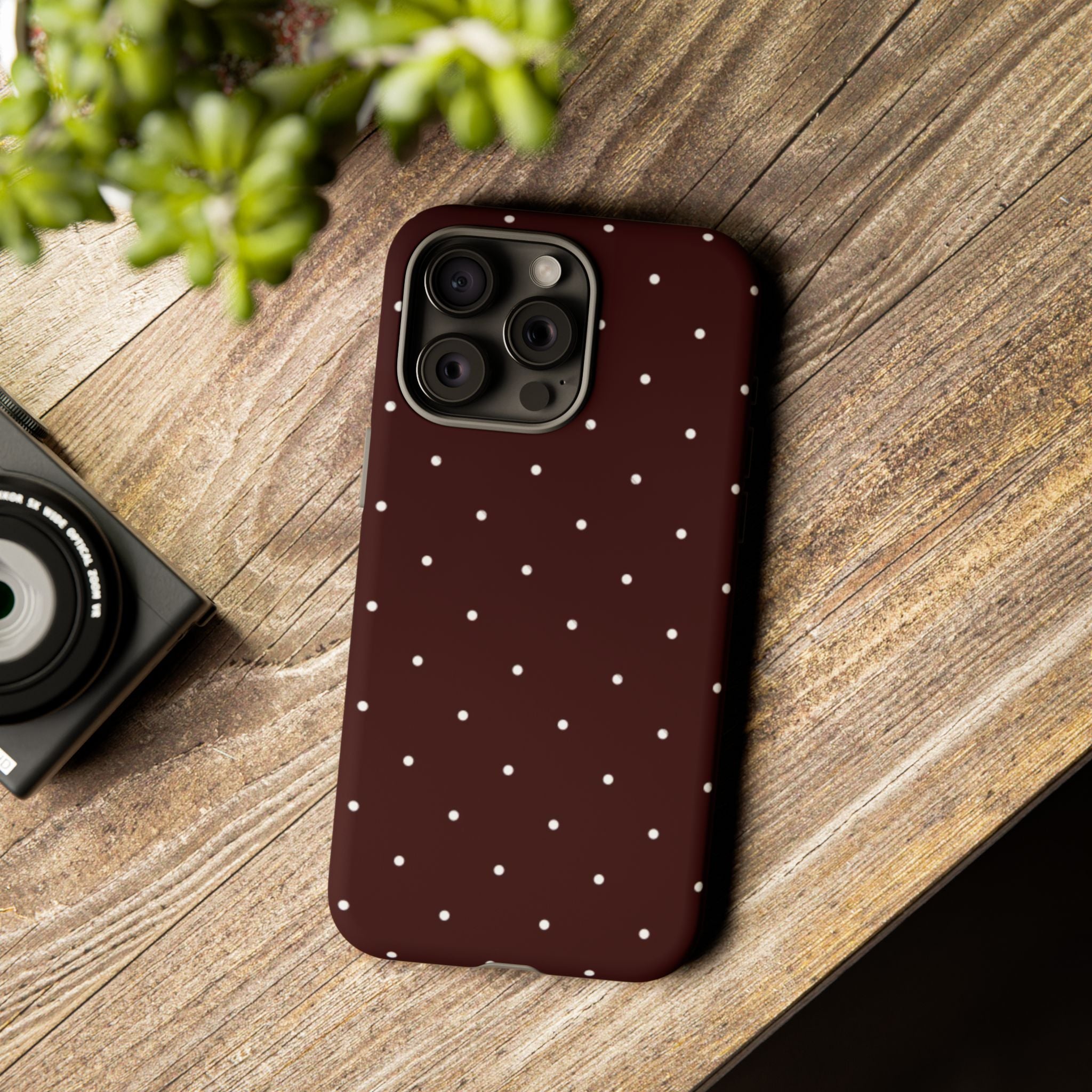 Berry Dots Premium Tough Shining Phone Case (Double Layer) Available For All iPhone Models