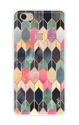 Shimmery Pattern Soft Cover for Vivo V7 Plus