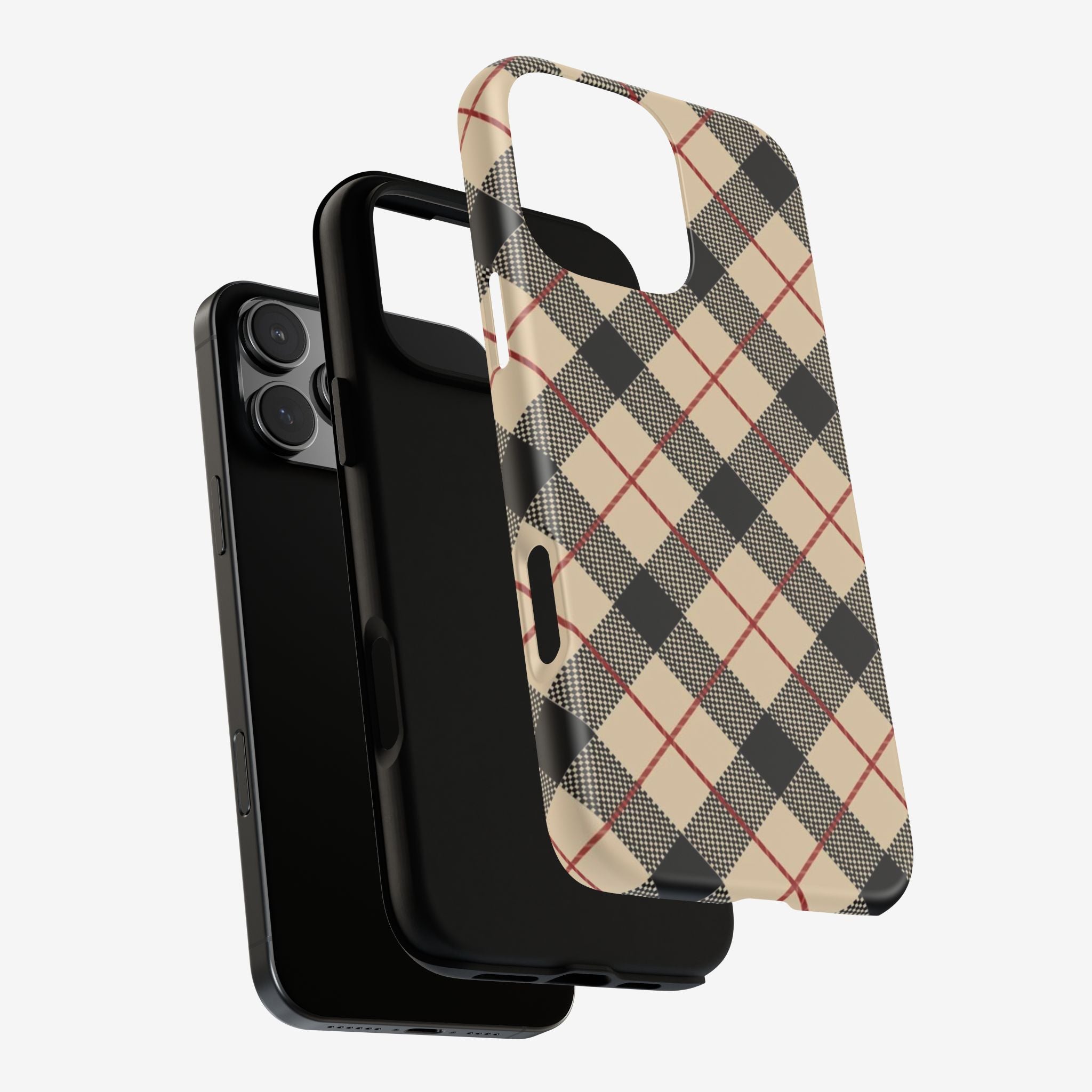 Heritage Plaid Premium Tough Shining Phone Case (Double Layer) Available For All iPhone Models