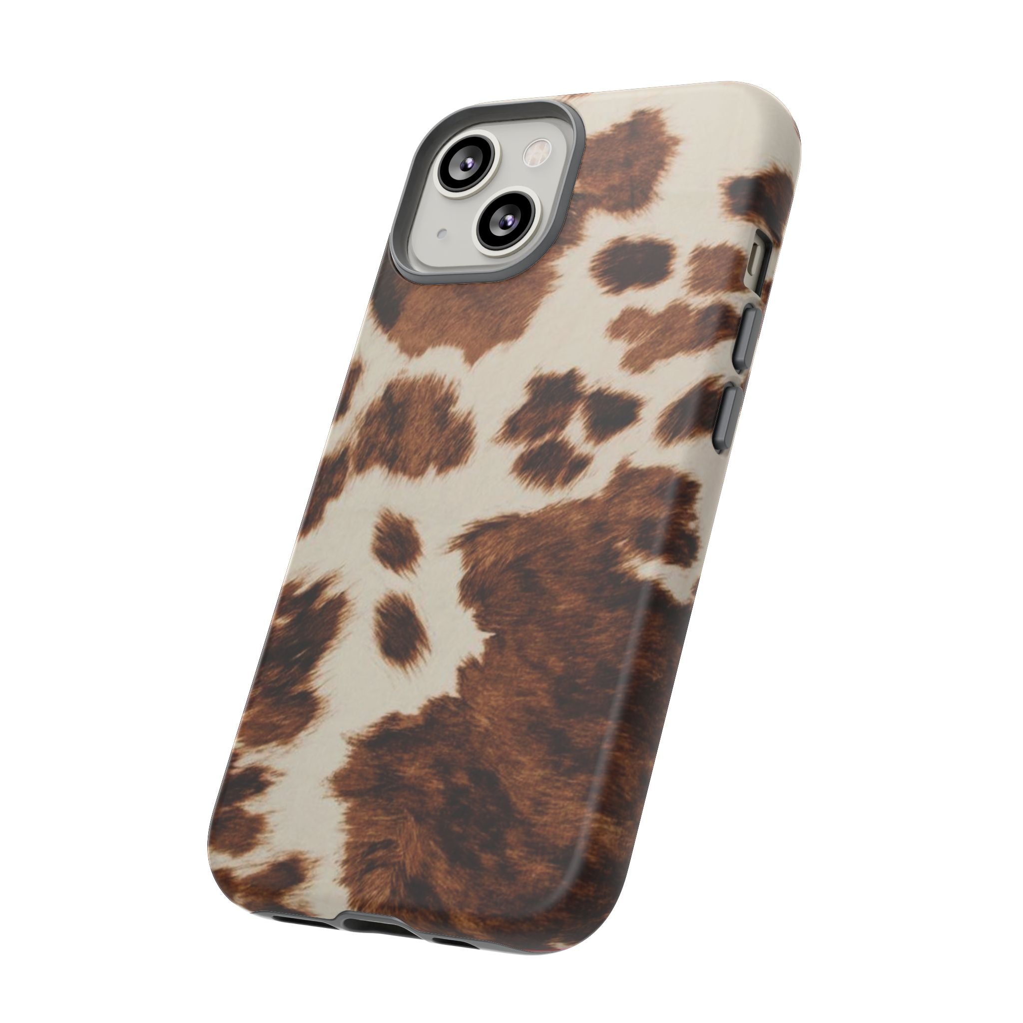 Cow Print Tough Case  Available For All iPhone Models