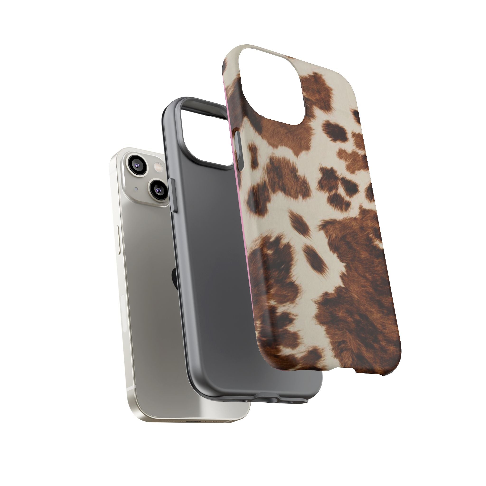 Cow Print Tough Case  Available For All iPhone Models