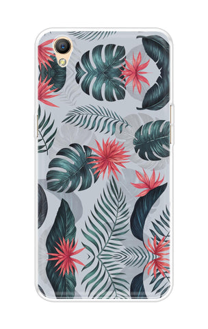 Retro Floral Leaf Soft Cover for Oppo A37
