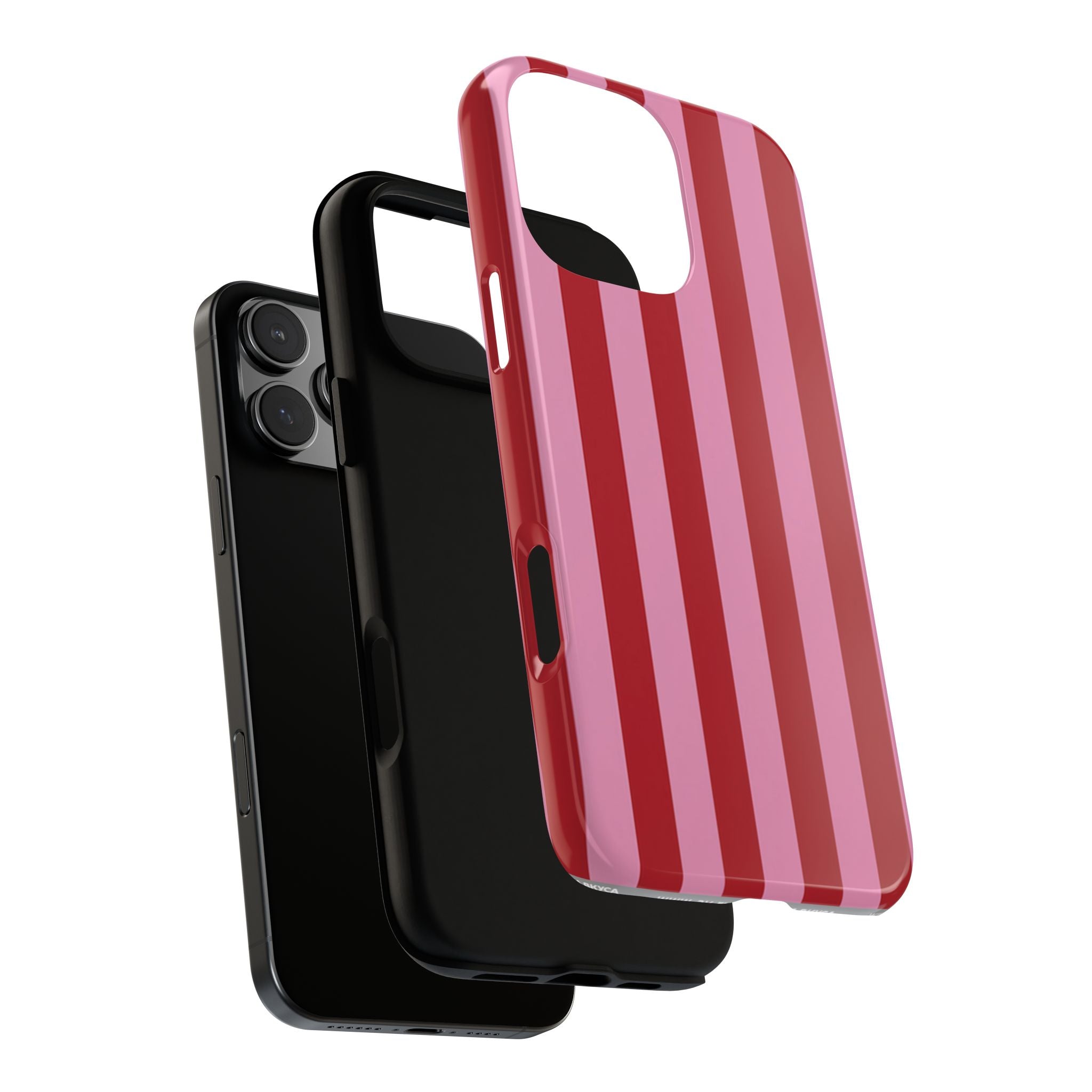 Pink Stripes Tough Case  Available For All iPhone Models