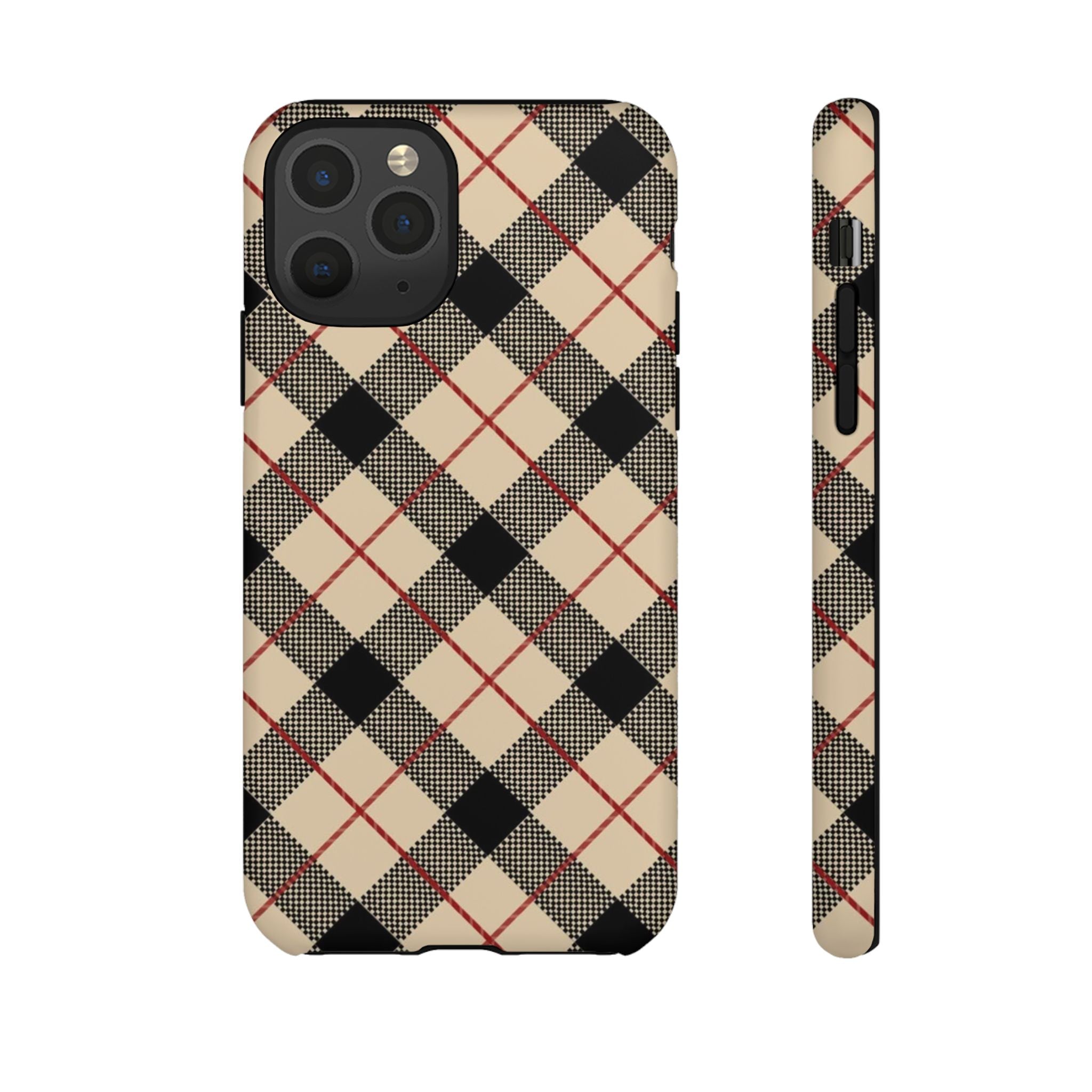 Heritage Plaid Premium Tough Shining Phone Case (Double Layer) Available For All iPhone Models