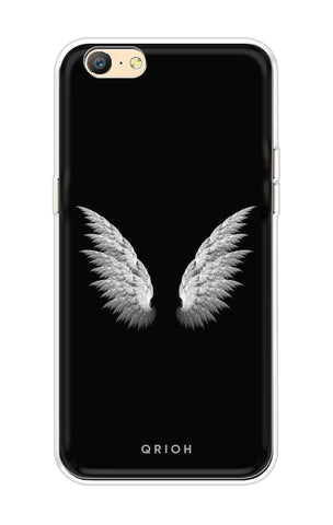 White Angel Wings Soft Cover for Oppo A57