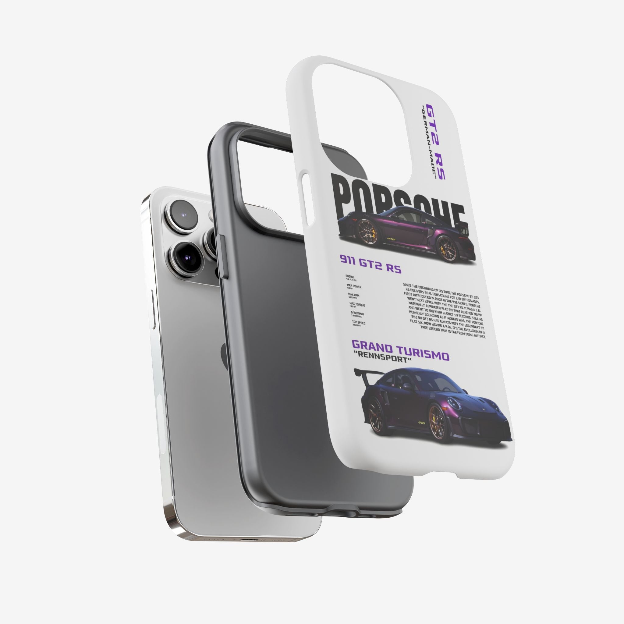 Violet Velocity Tough Case  Available For All iPhone Models