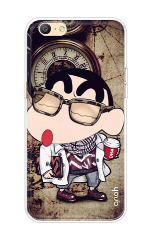 Nerdy Shinchan Soft Cover for Oppo A71