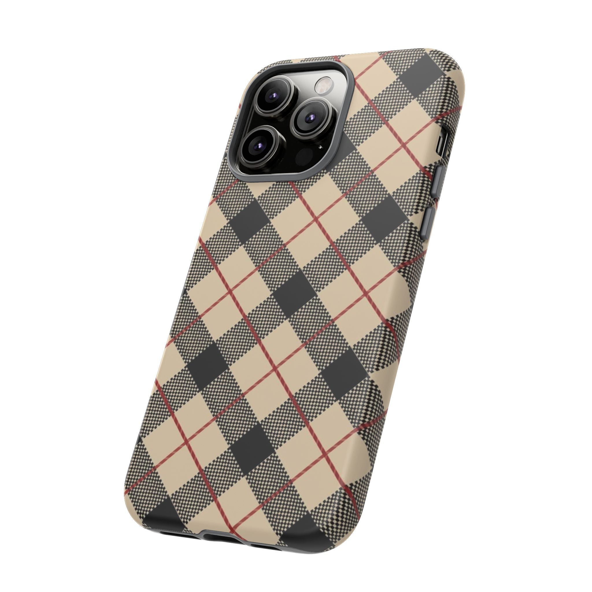 Heritage Plaid Premium Tough Shining Phone Case (Double Layer) Available For All iPhone Models