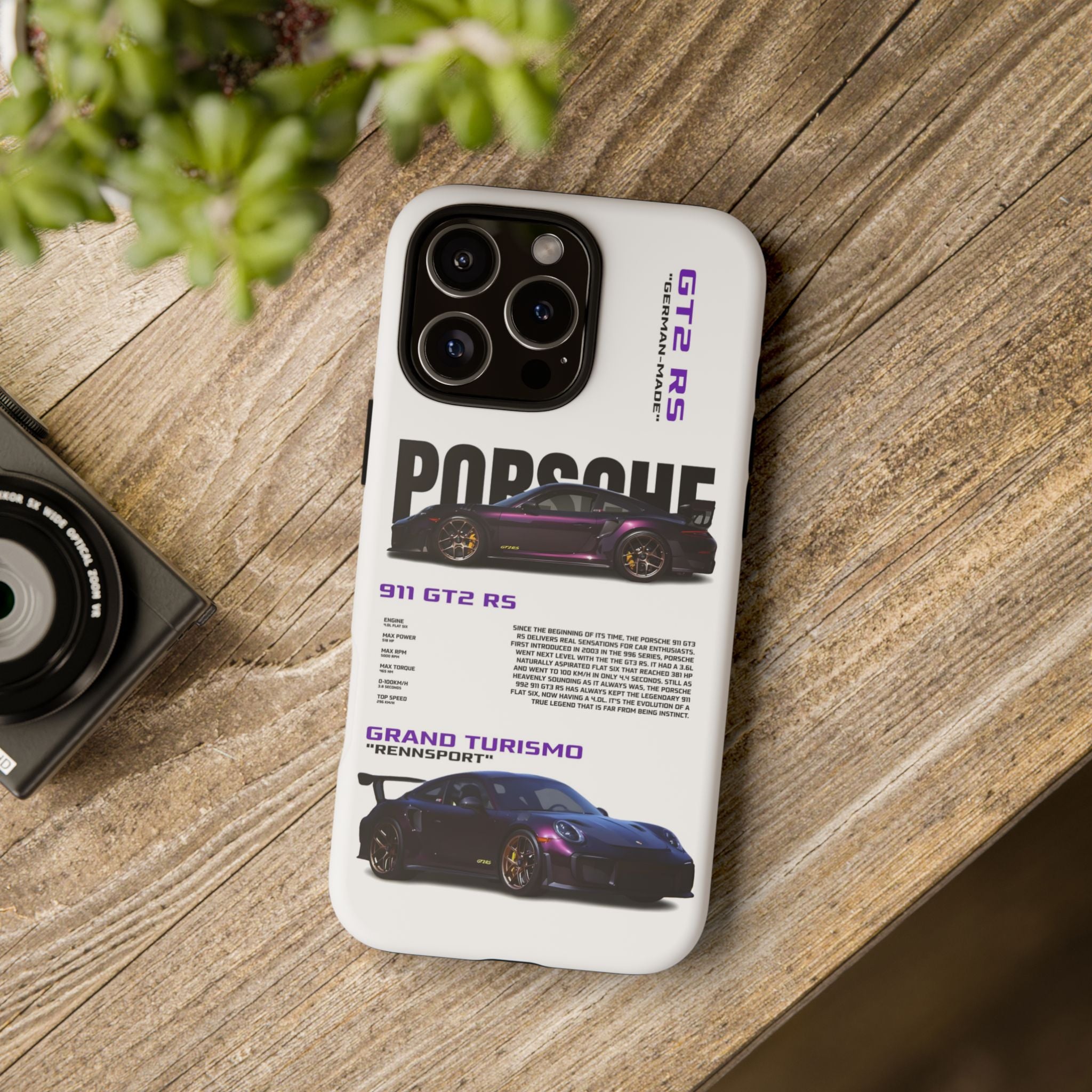 Violet Velocity Tough Case  Available For All iPhone Models
