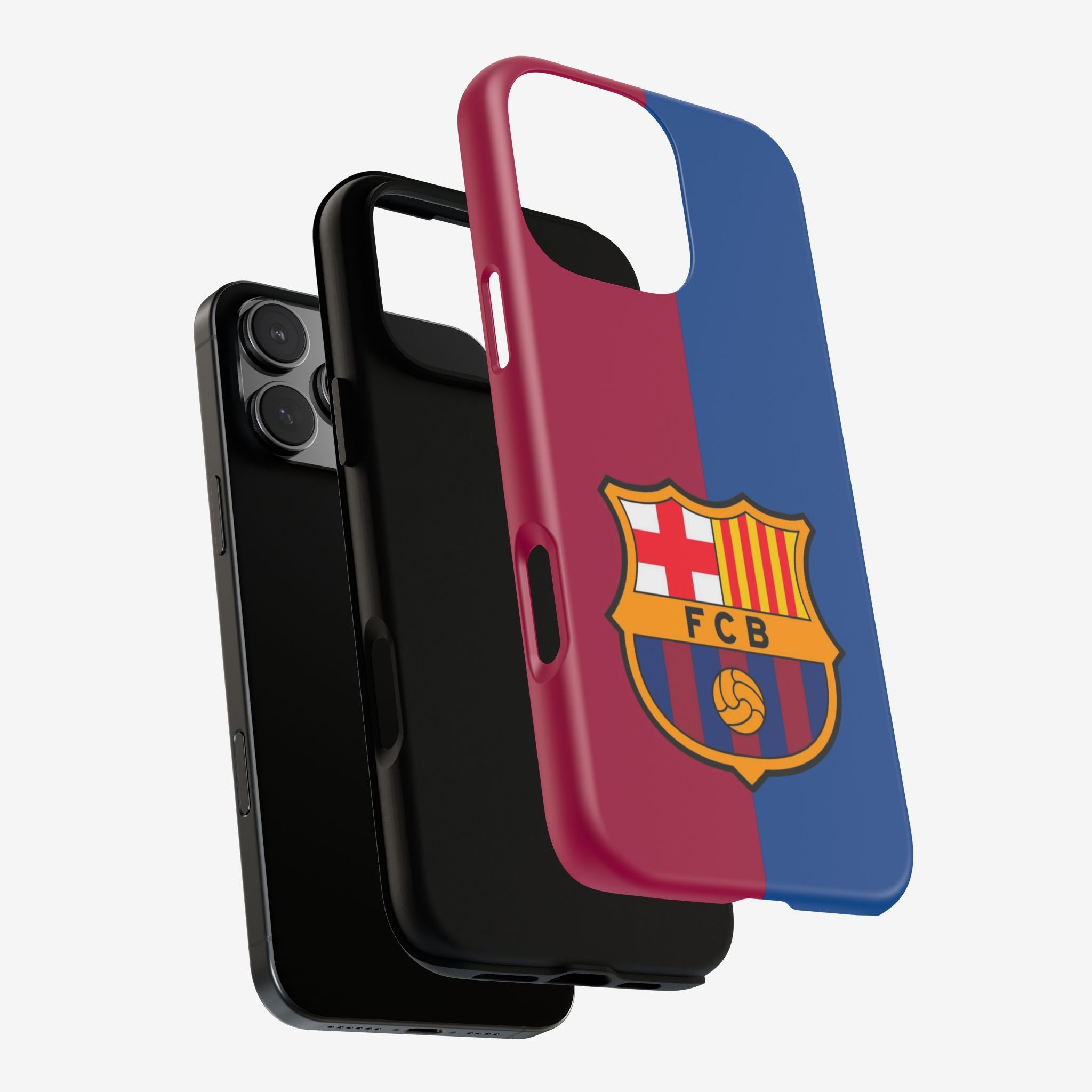 Dual Tone Crest Premium Tough Shining Phone Case (Double Layer) Available For All iPhone Models