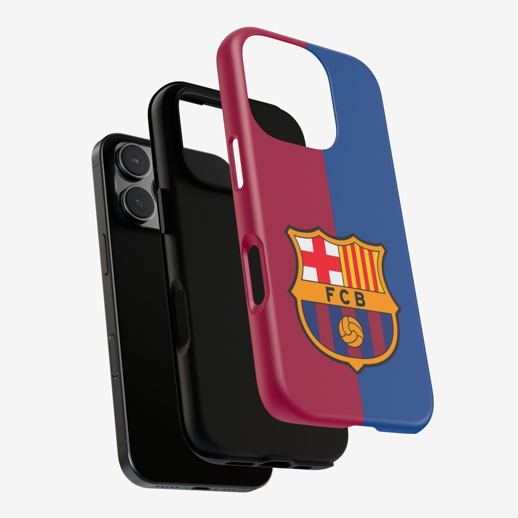 Dual Tone Crest Premium Tough Shining Phone Case (Double Layer) Available For All iPhone Models