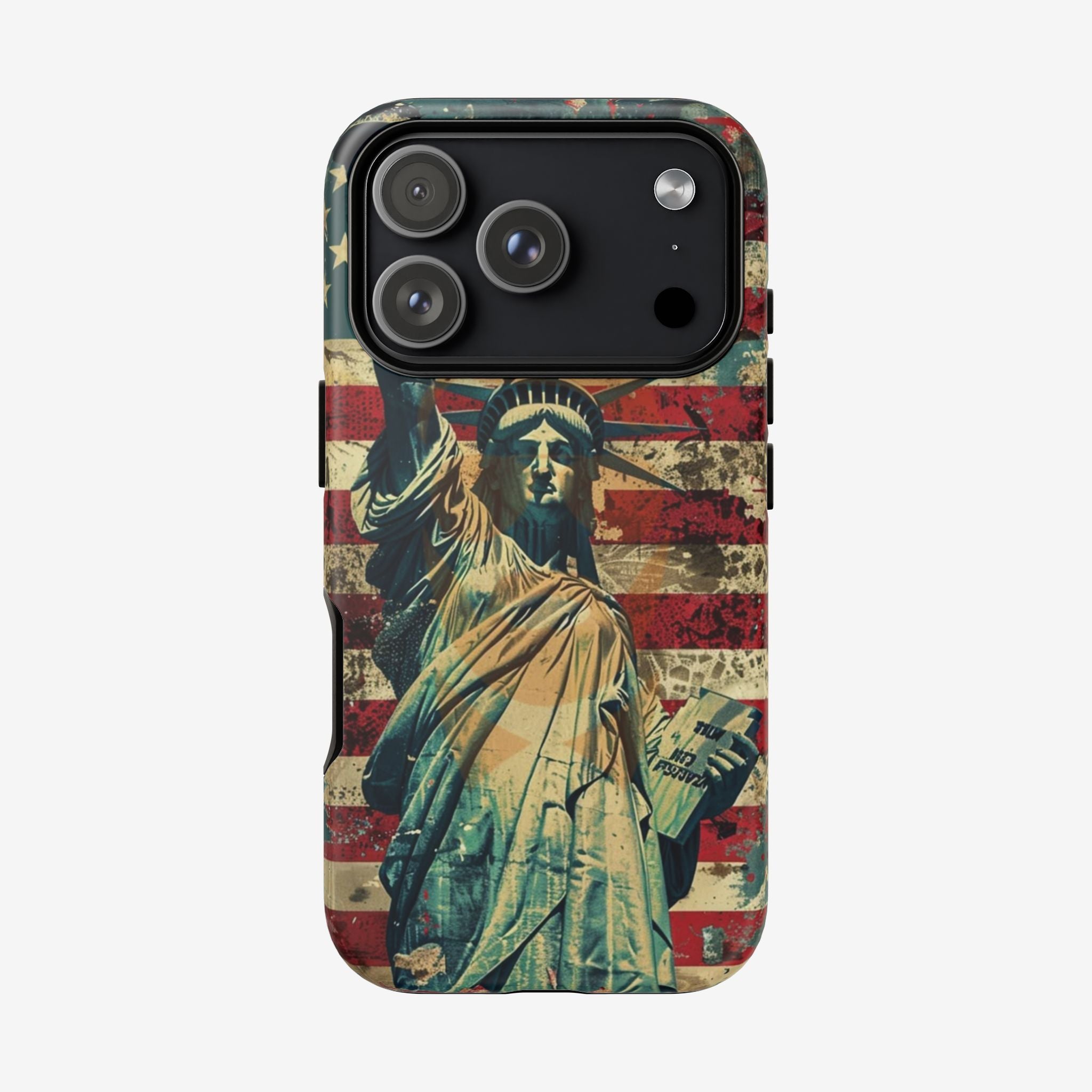 Vintage Liberty Premium Tough Shining Phone Case (Double Layer) Available For All iPhone Models