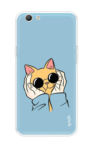 Attitude Cat Soft Cover for Oppo F1s