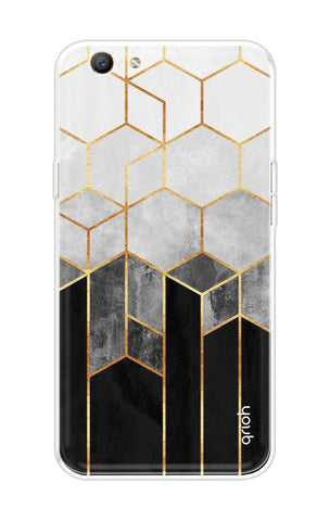 Hexagonal Pattern Soft Cover for Oppo F1s