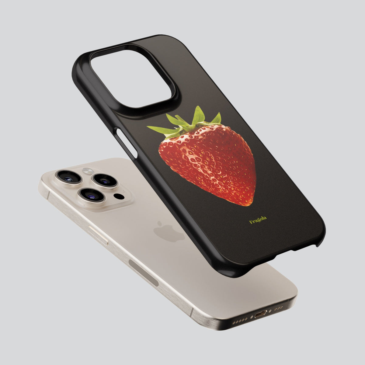 Strawberry Premium Tough Shining Phone Case (Double Layer) Available For All iPhone Models