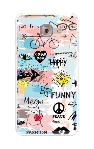 Happy Doodle Soft Cover for Samsung ON Max