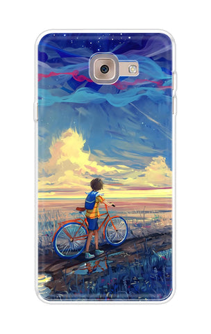 Riding Bicycle to Dreamland Soft Cover for Samsung ON Max