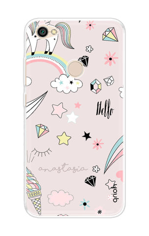 Unicorn Doodle Soft Cover For Xiaomi Redmi Y1