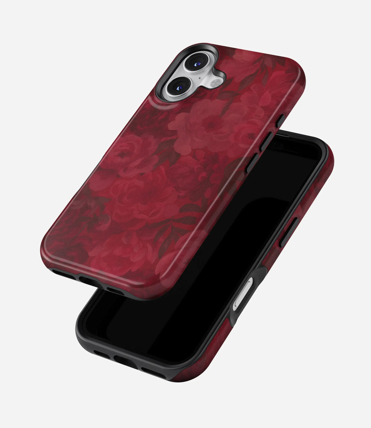 Crimson Bloom Premium Tough Shining Phone Case (Double Layer) Available For All iPhone Models