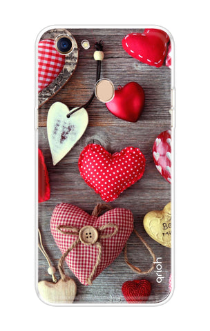 Valentine Hearts Soft Cover for Oppo F5