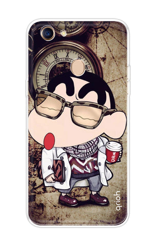 Nerdy Shinchan Soft Cover for Oppo F5