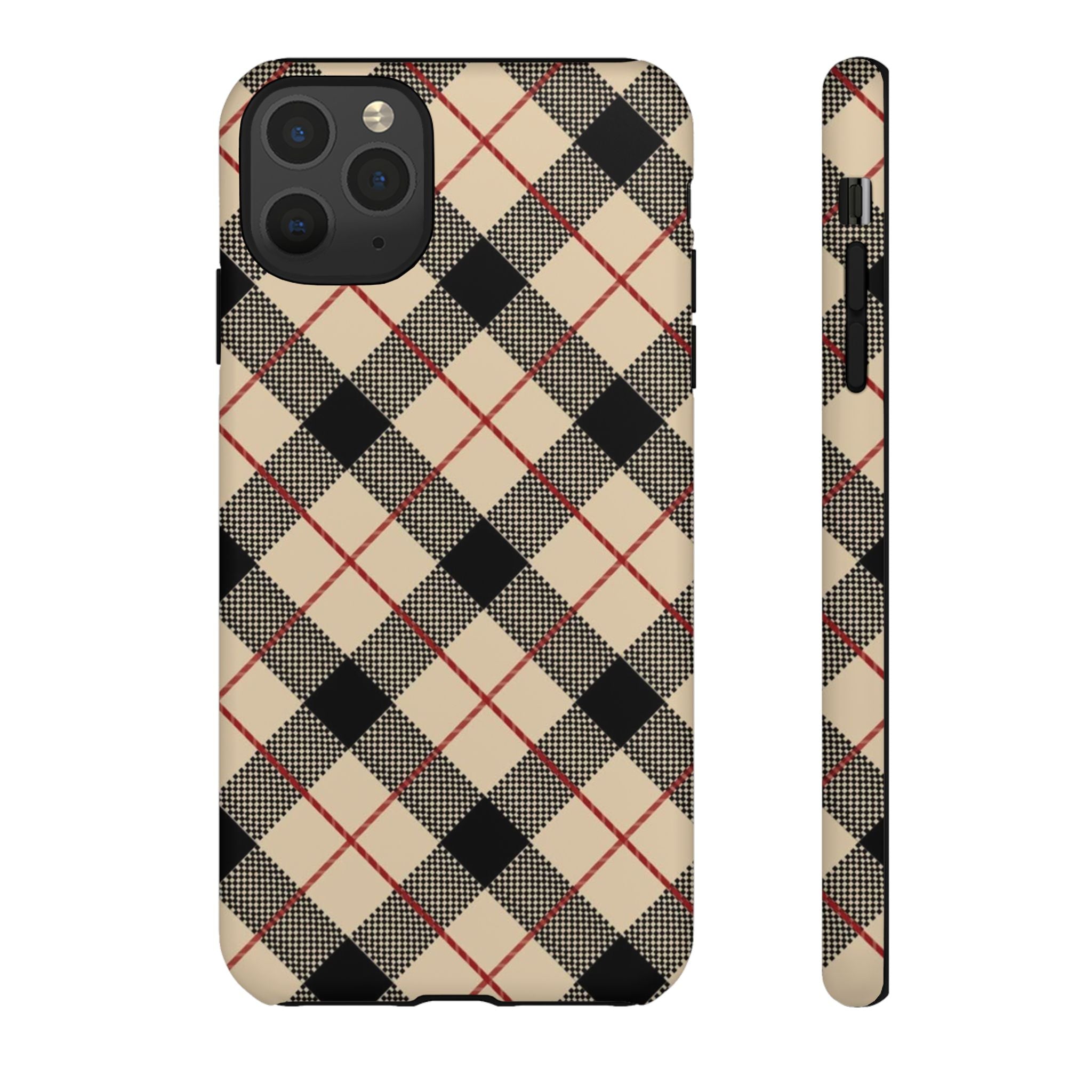 Heritage Plaid Premium Tough Shining Phone Case (Double Layer) Available For All iPhone Models