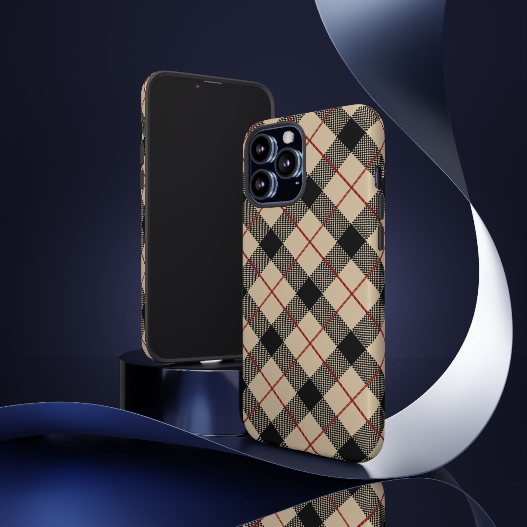 Heritage Plaid Premium Tough Shining Phone Case (Double Layer) Available For All iPhone Models