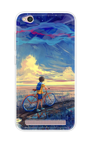 Riding Bicycle to Dreamland Soft Cover for xiaomi redmi 5a