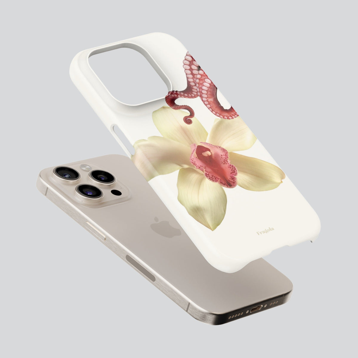 Orchid Vanilla Premium Tough Shining Phone Case (Double Layer) Available For All iPhone Models